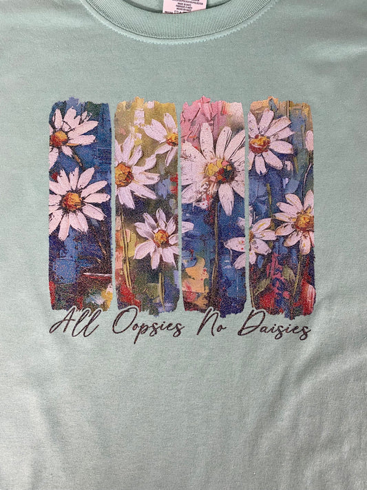 All Oopsies No Daisies Brushstroke Tee