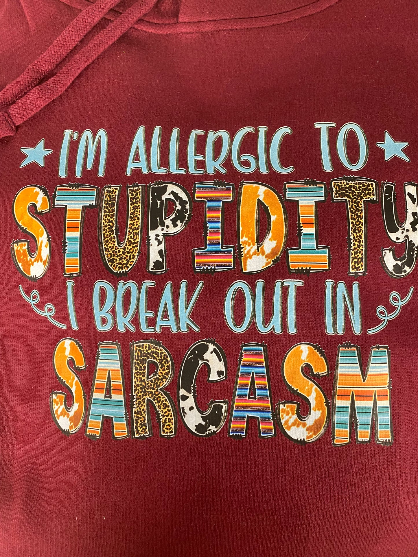 Allergic To Stupidity Tee