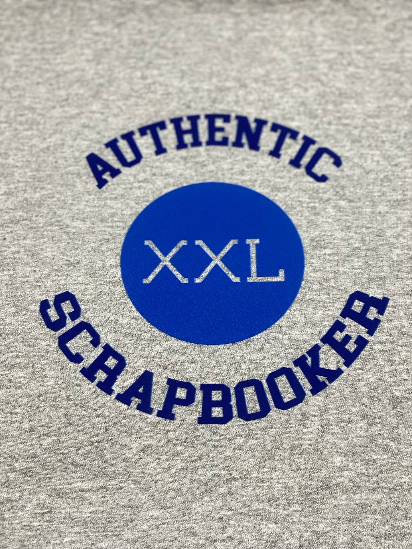 Authentic Scrapbooker Blue Tee