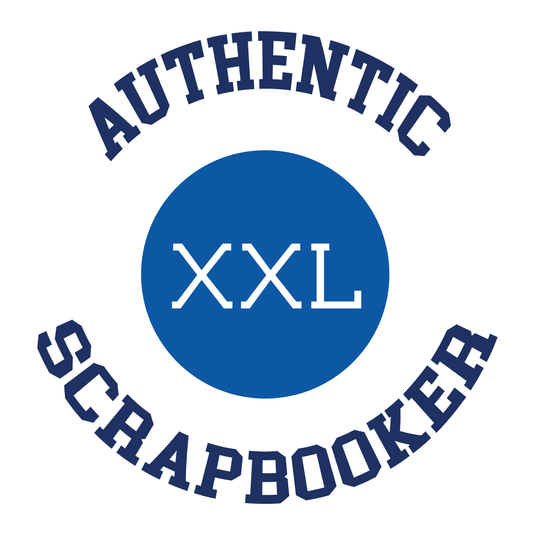 Authentic Scrapbooker Blue Transfer