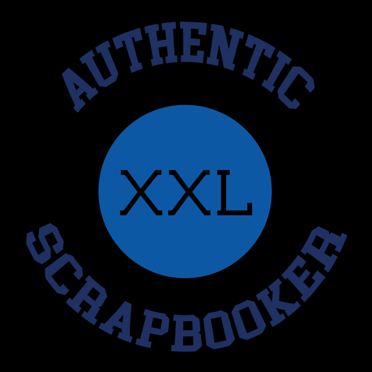 Authentic Scrapbooker Blue Tee