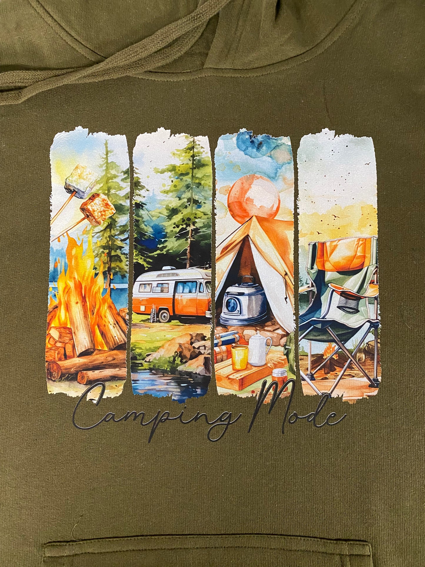 Camping Brushstroke Tee
