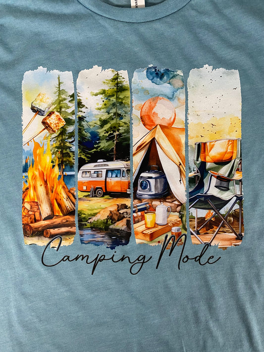 Camping Brushstroke Tee