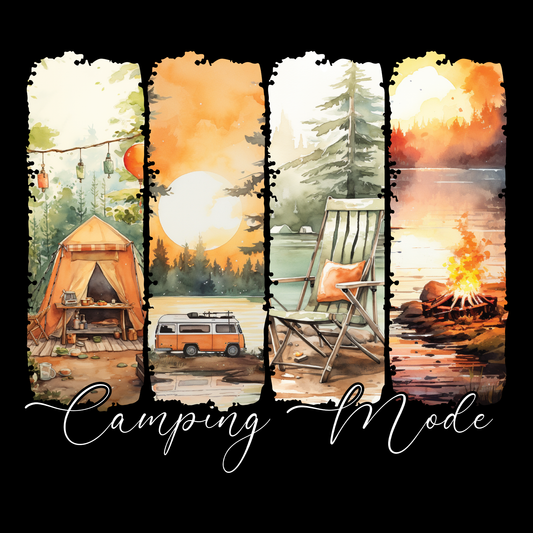 Camping Mode Brushstroke Tee