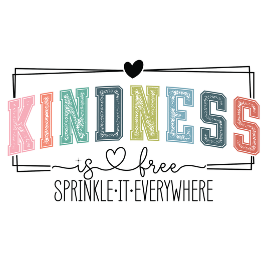 Kindness Is Free Distressed Tee