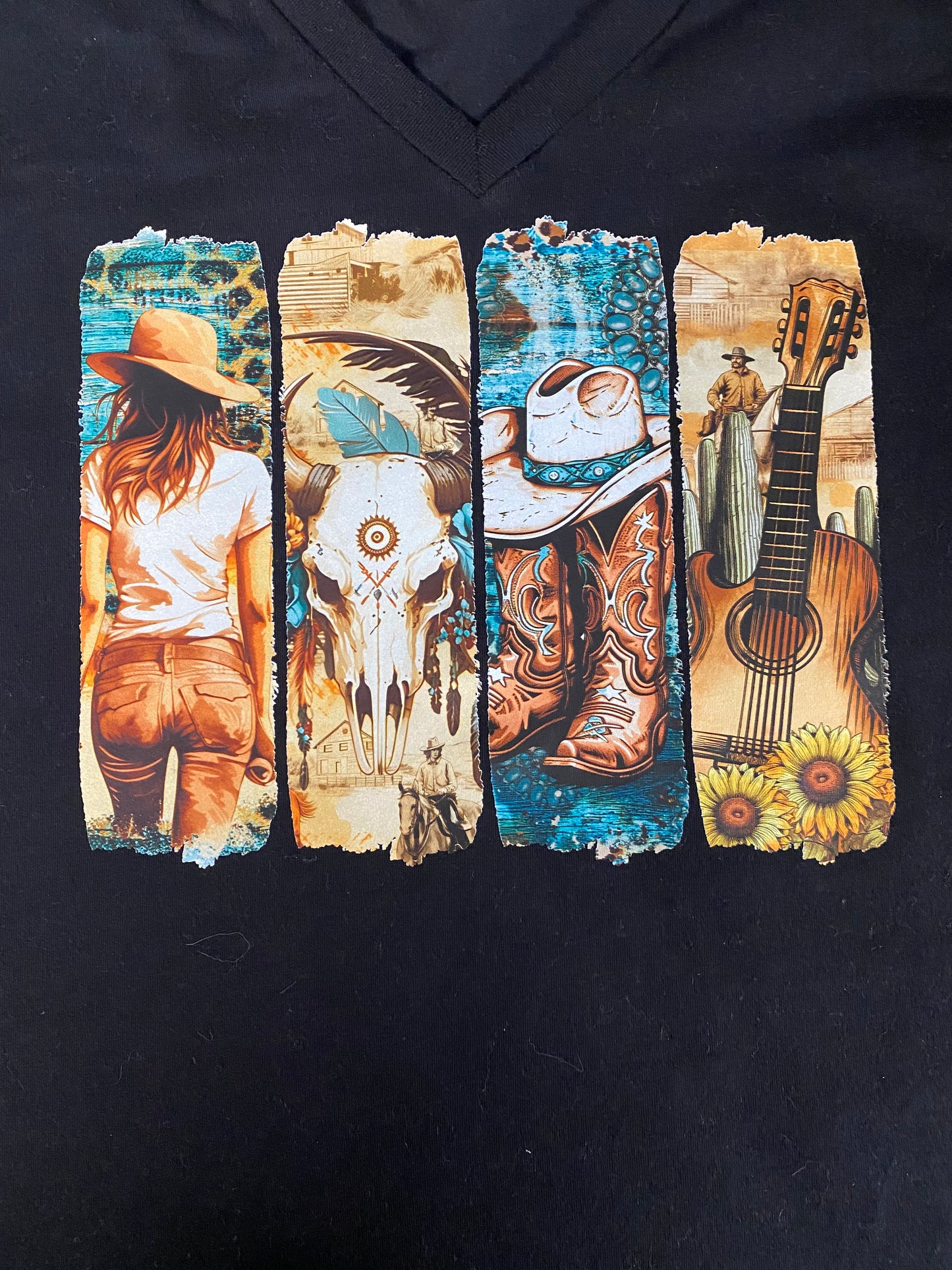 Western Brushstroke Tee