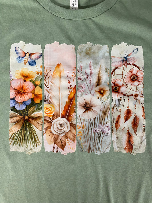 Boho Brushstroke Tee