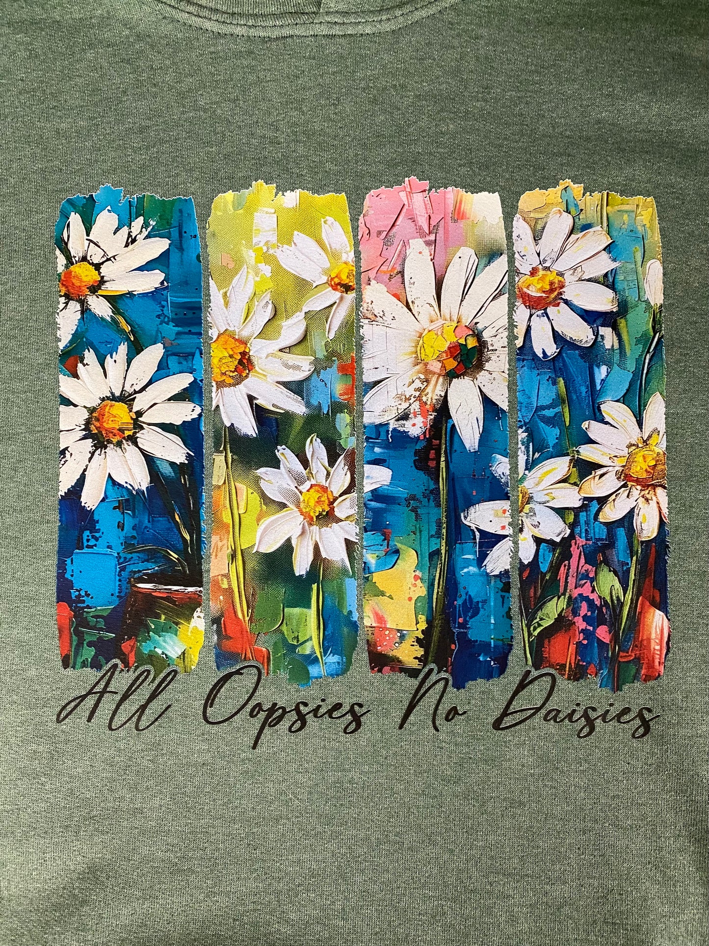 All Oopsies No Daisies Brushstroke Tee