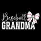 Baseball Grandma (White Lettering)Tee