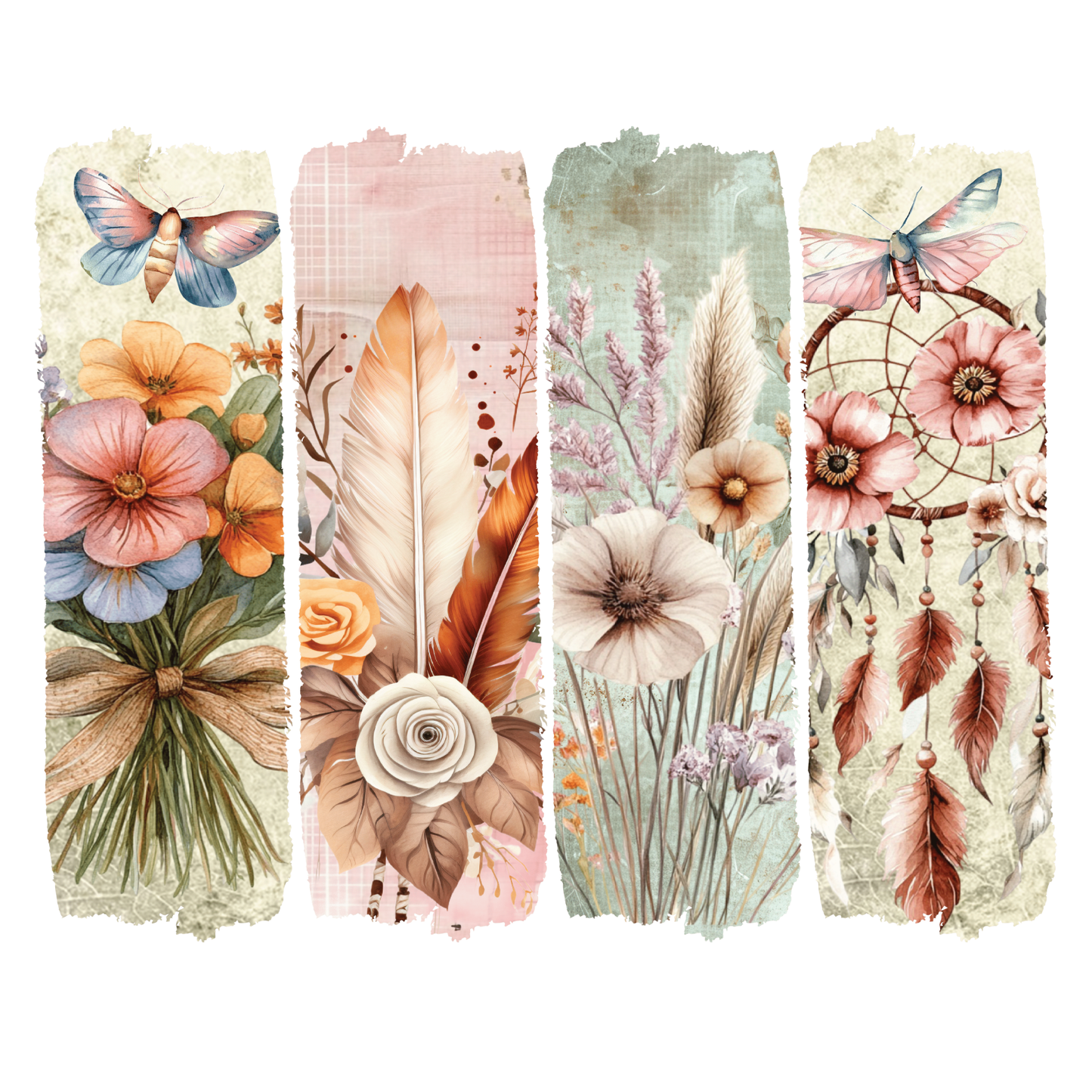 Boho Brushstroke Transfer