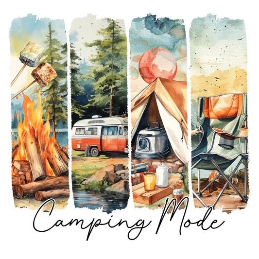 Camping Brushstroke Tee