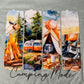 Camping Brushstroke Tee