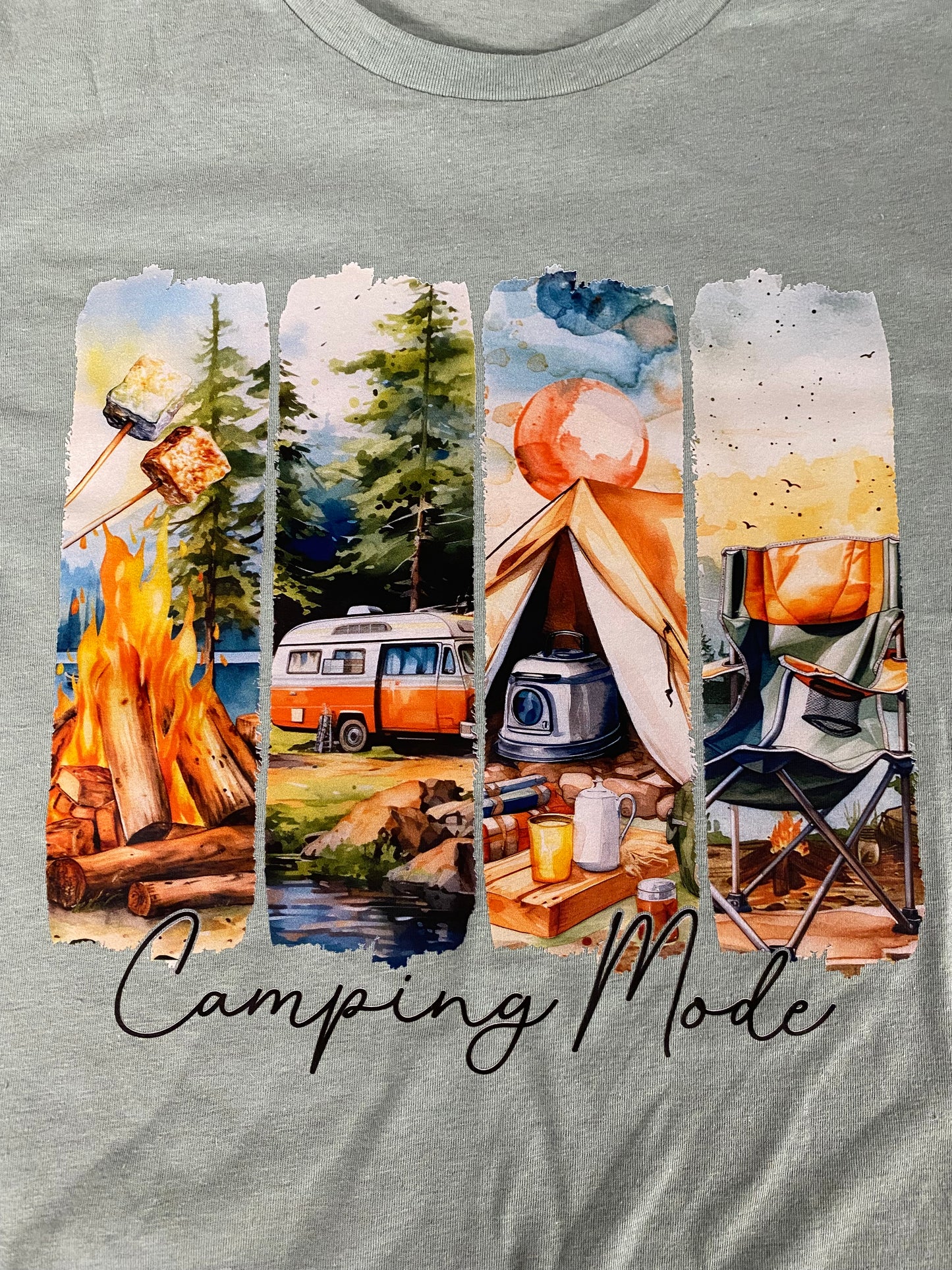 Camping Brushstroke Tee