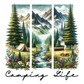 Camping Life Brushstroke Tee