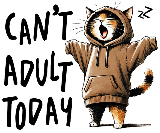 Fun Lazy Cat Tee