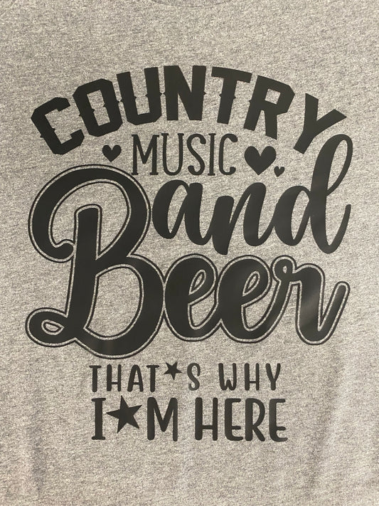 Country Music & Beer Tee