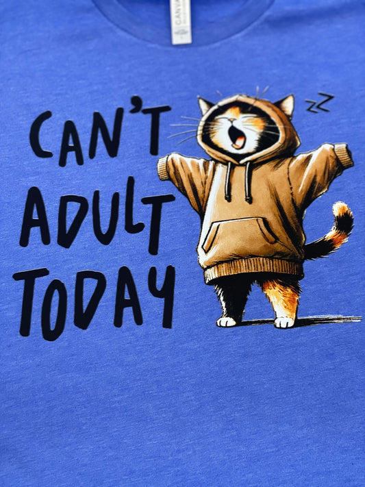 Fun Lazy Cat Tee