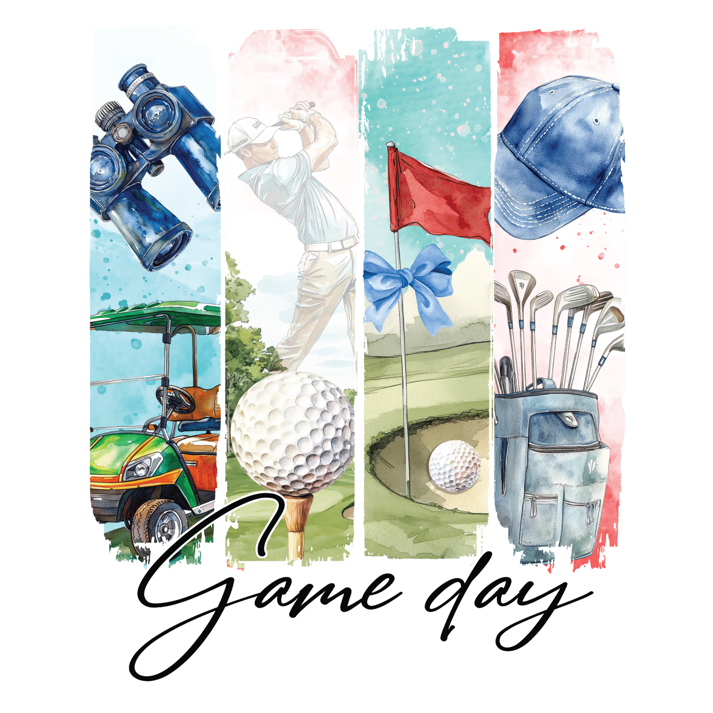 Golf Brushstroke Transfer