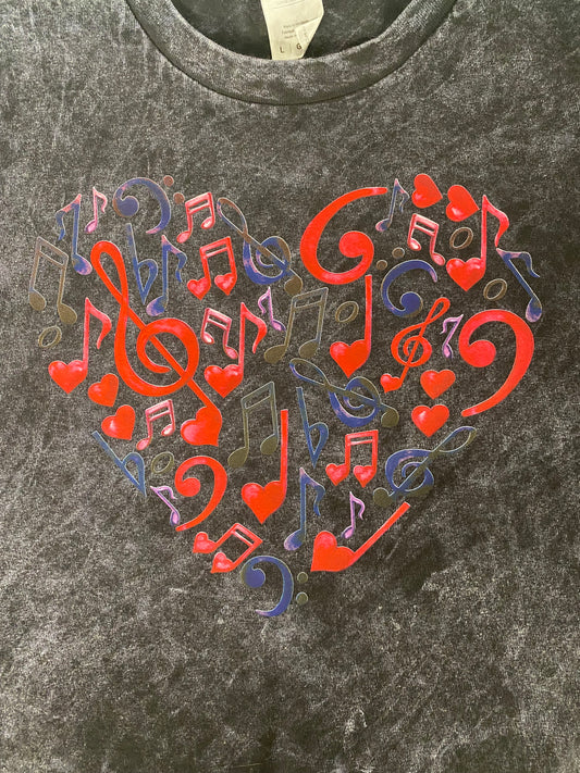 Heart Music Tee