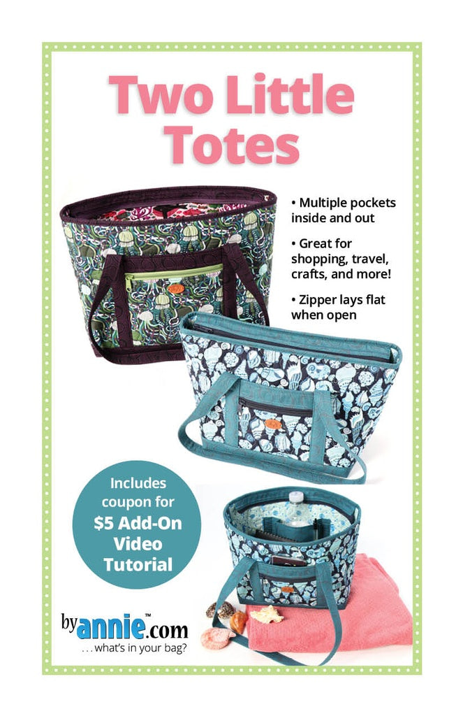 Sew With Vickie Mini Retreat Two Big Totes or Two Little Totes