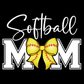 Softball Mom (White Lettering)Tee