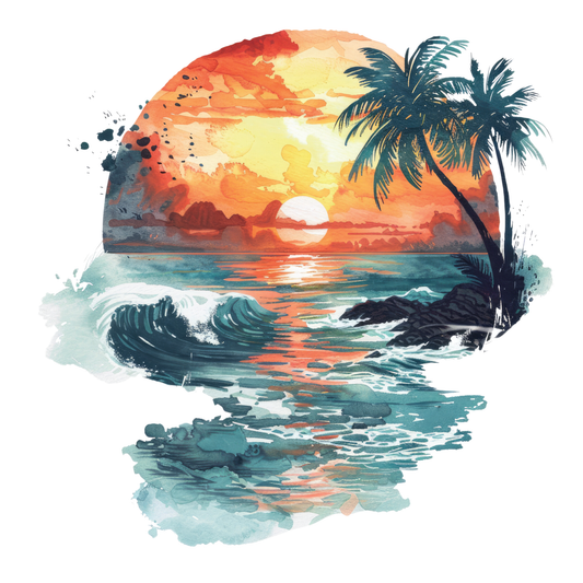 Sunset 2 Tee