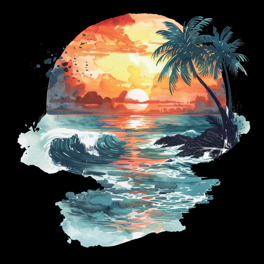 Sunset 2 Tee